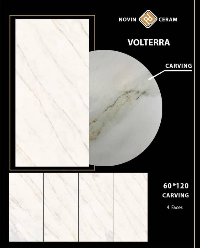 سرامیک پرسلان ۶۰×۱۲۰ ولترا روشن نانوپولیش درجه 1 نوین سرام