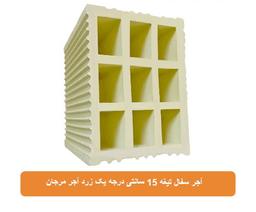 آجر سفال 15 مرجان اصفهان 13.5*18*18 - عمده