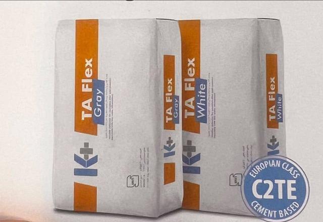 پودر چسب کاشی TA FLEX خاکستری 20 کیلویی
