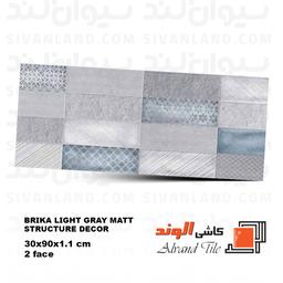 سرامیک 30*90 رستیک مات مدل بریکا الوند درجه یک