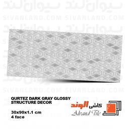 سرامیک 30*90 رستیک پولیش مدل کورتز الوند درجه یک