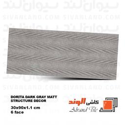 سرامیک 30*90 رستیک مات مدل دوریتا الوند درجه یک
