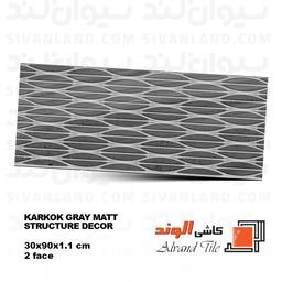 سرامیک 30*90 رستیک پولیش مدل کارکوک الوند درجه یک