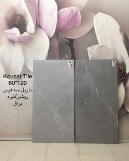 60*120 کوثر ابرکوه مدل ماربل روشن براق درجه 2