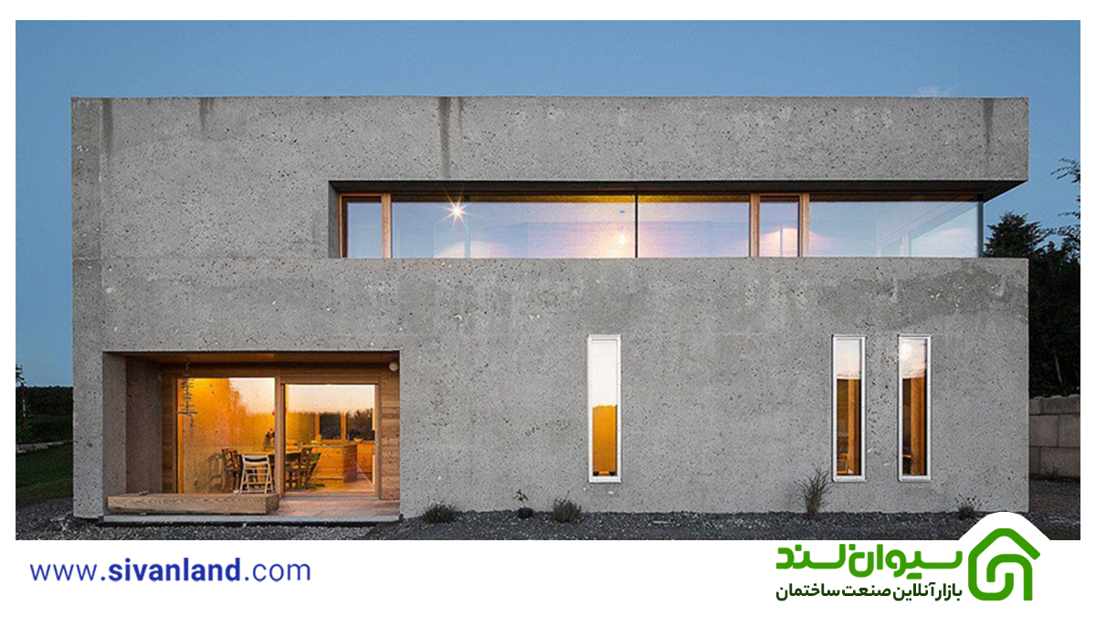 بررسی 11 نوع نمای سیمانی جذاب و دیدنی 2 2 نمای سیمان سفید