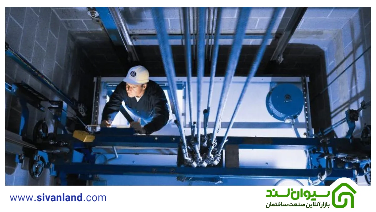 آموزش گام به گام نصب موتور آسانسور 2 3 نصب موتور آسانسور