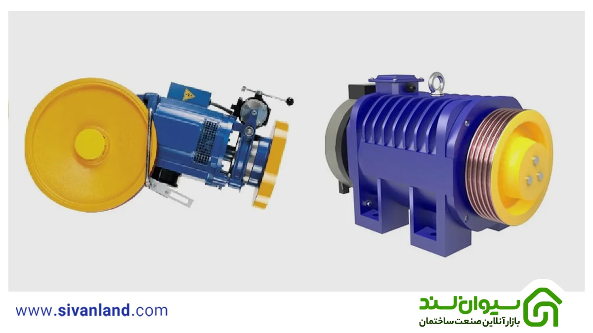 بررسی تفاوت موتور آسانسور گیربکس و گیرلس 2 3 تفاوت موتور آسانسور گیربکس و گیرلس