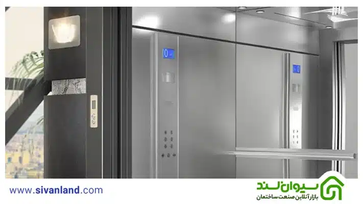 انواع کابین آسانسور تمام استیل