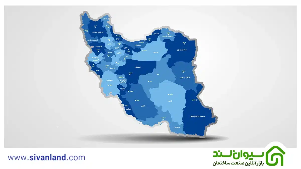 نقشه ایران