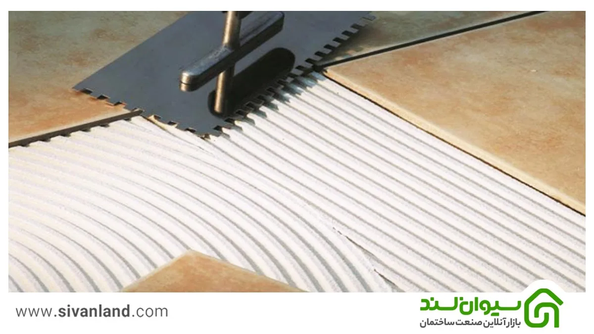 سرامیک کاری کف با چسب