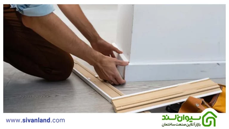 چسباندن قرنیز روی گچ چگونه صورت می‌گیرد؟ نصب قرنیز سرامیکی و PVC روی گچ