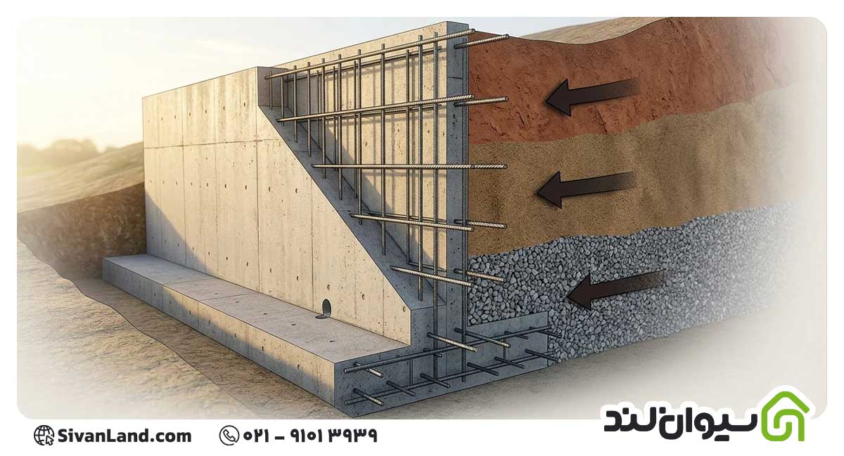 نقش میلگرد در ساخت دیوار حائل