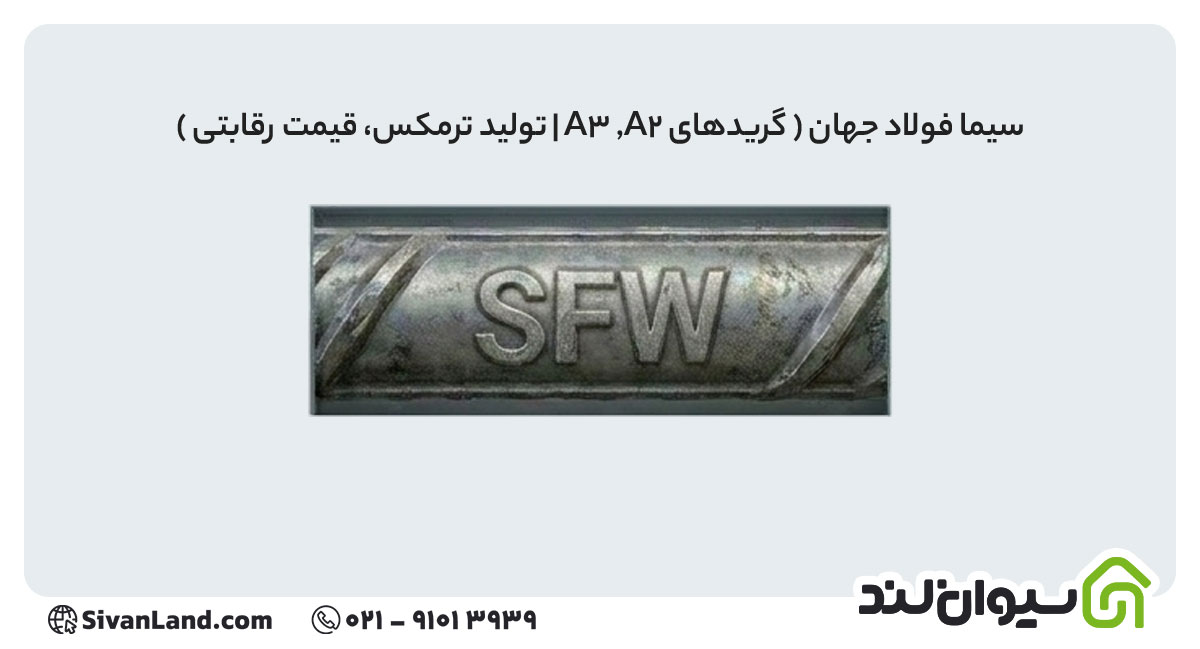 علامت اختصاری میلگرد سیما فولاد جهان