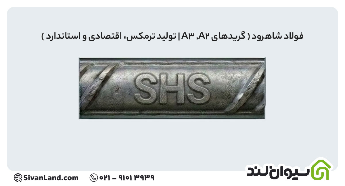 علامت اختصاری میلگرد شاهرود