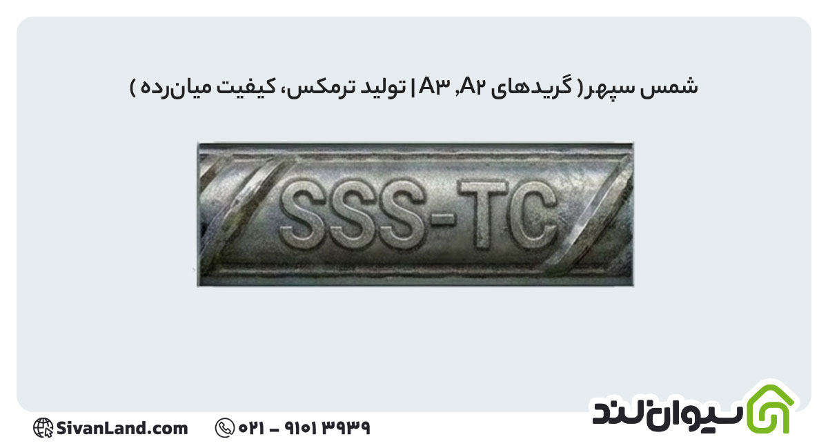 علامت اختصاری میلگرد شمس سپهر