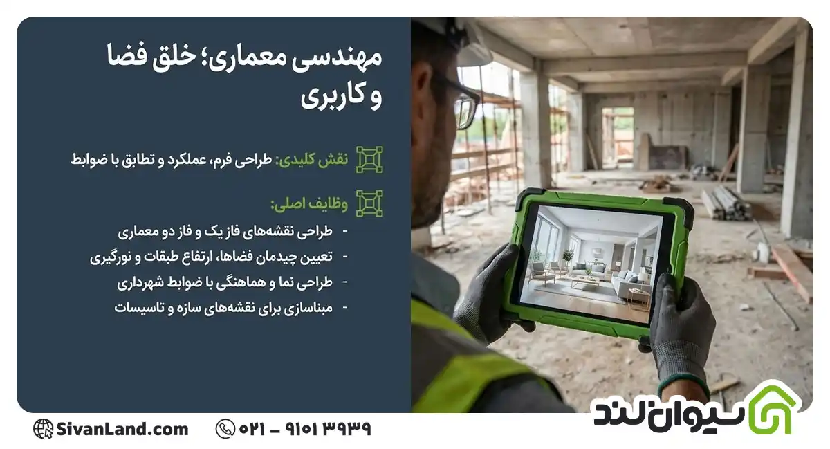 رشته های هفت گانه مهندسی ساختمان چیست؟ معرفی مهندسان و وظایف آنها 27 27 مهندسی معماری