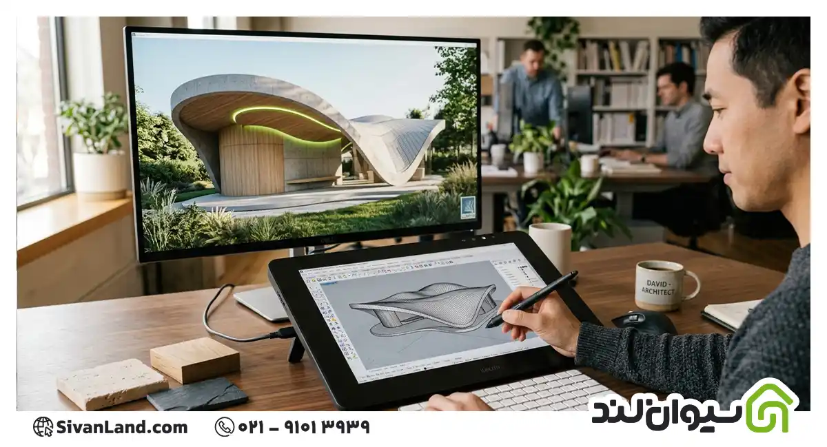 نرم افزارهای معماری؛ معرفی AutoCAD، Revit، SketchUp، Rhino و نرمافزارهای رندر 7 7 نرمافزارهای معماری